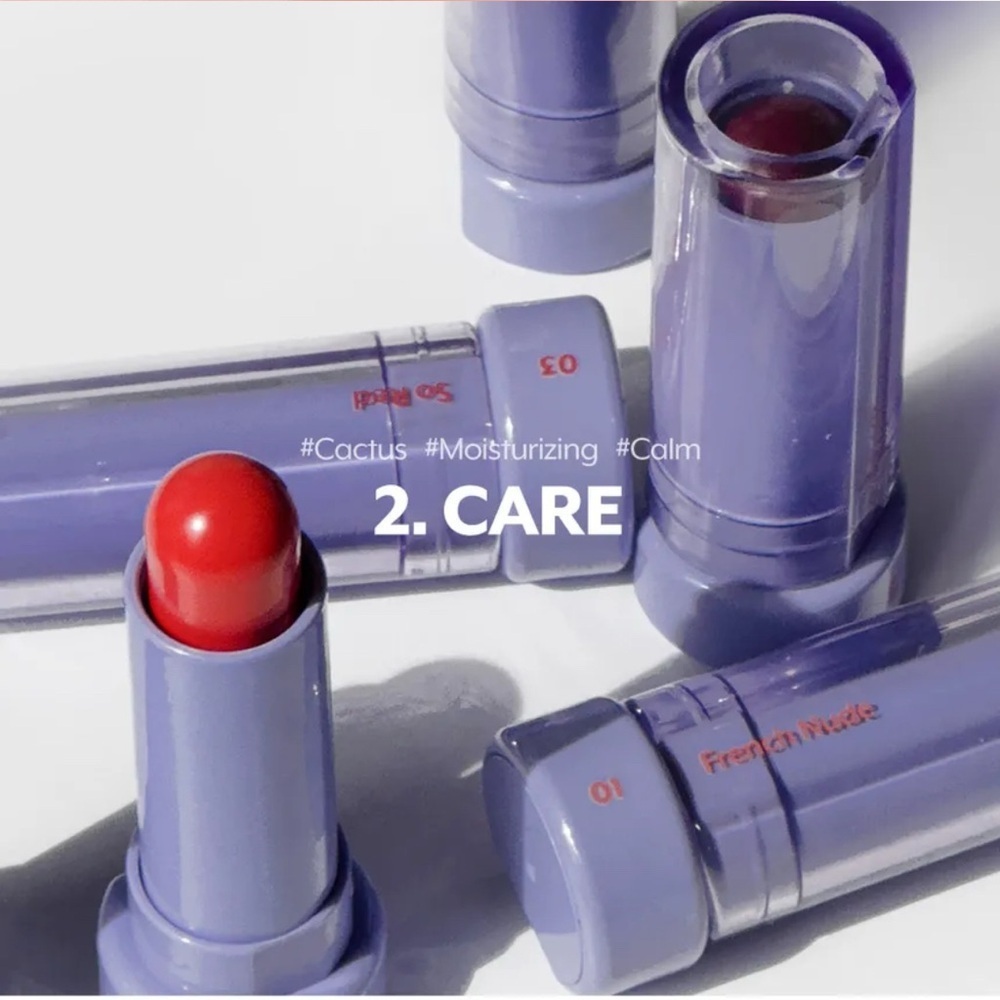 nuse CALMIMG CORAL Color Care Lip Balm 04 | NEW | K-Beauty | Nooz #4 Lipbalm - Picture 6 of 16